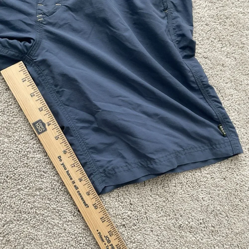 Howler Brothers Horizon Hybrid Shorts Blue Stone Ripstop Quick Drying Mens 32